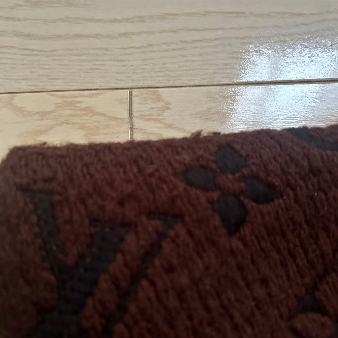 ルイヴィトン　ブラウン 茶　モノグラムマフラー