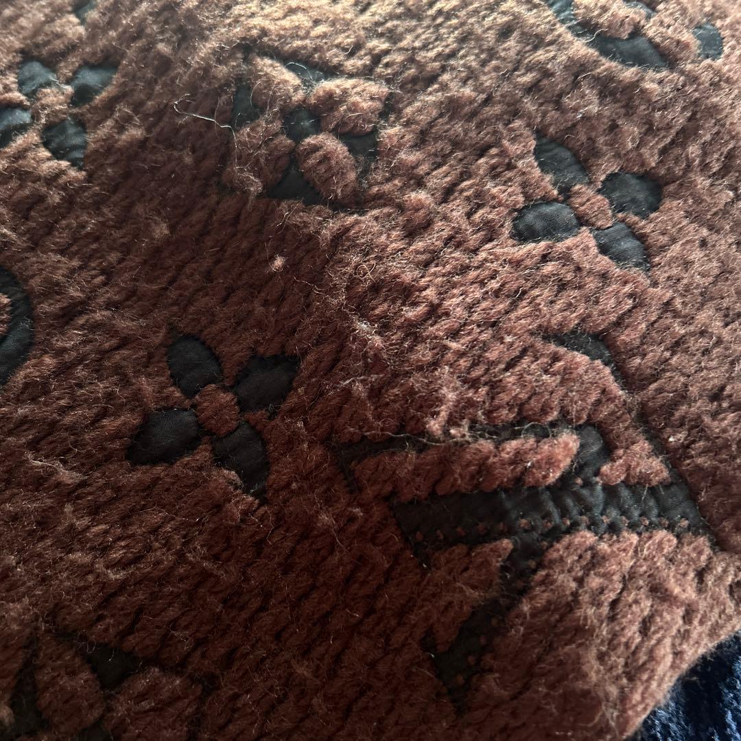 ルイヴィトン　ブラウン 茶　モノグラムマフラー