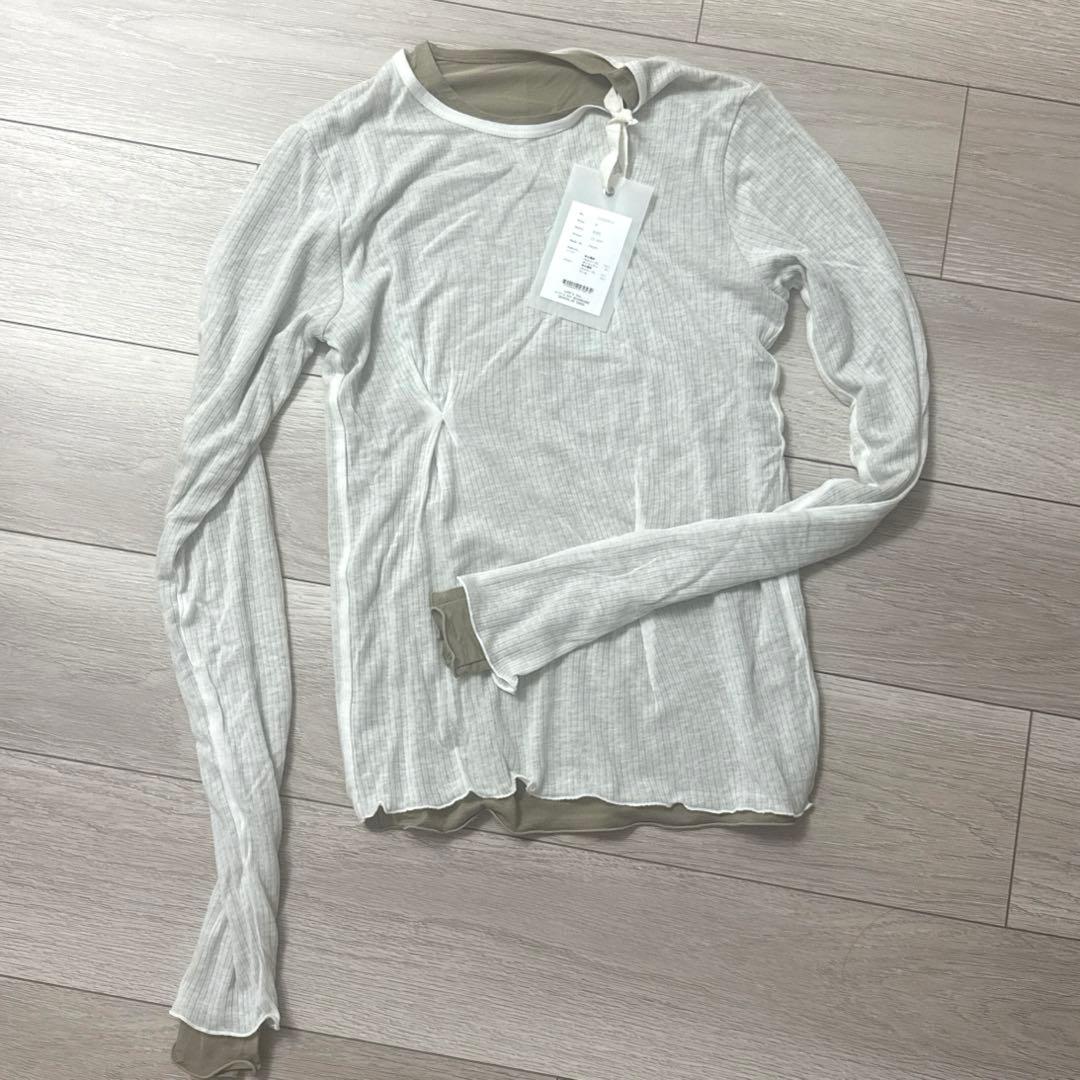 トップス Tuck Layered Long T-shirts