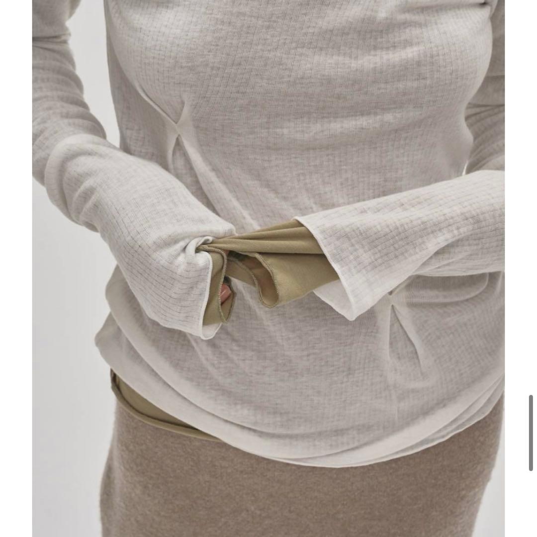 トップス Tuck Layered Long T-shirts