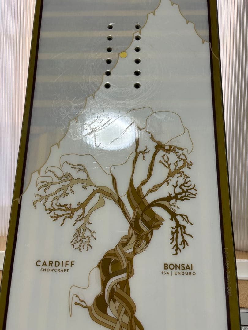 スノーボード cardiff bonsai 154