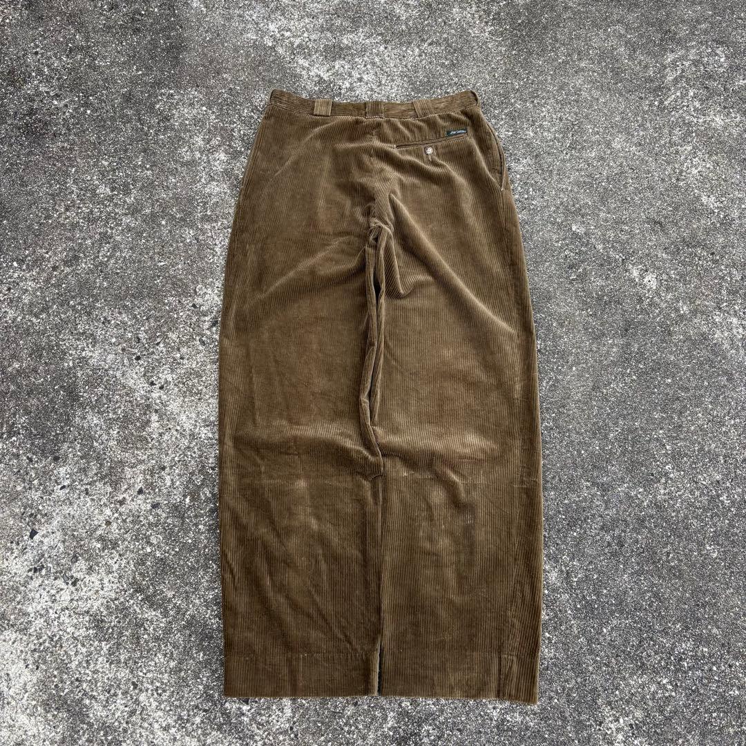 80s フランス製 Euro vintage コーデュロイパンツ 太畝 opti