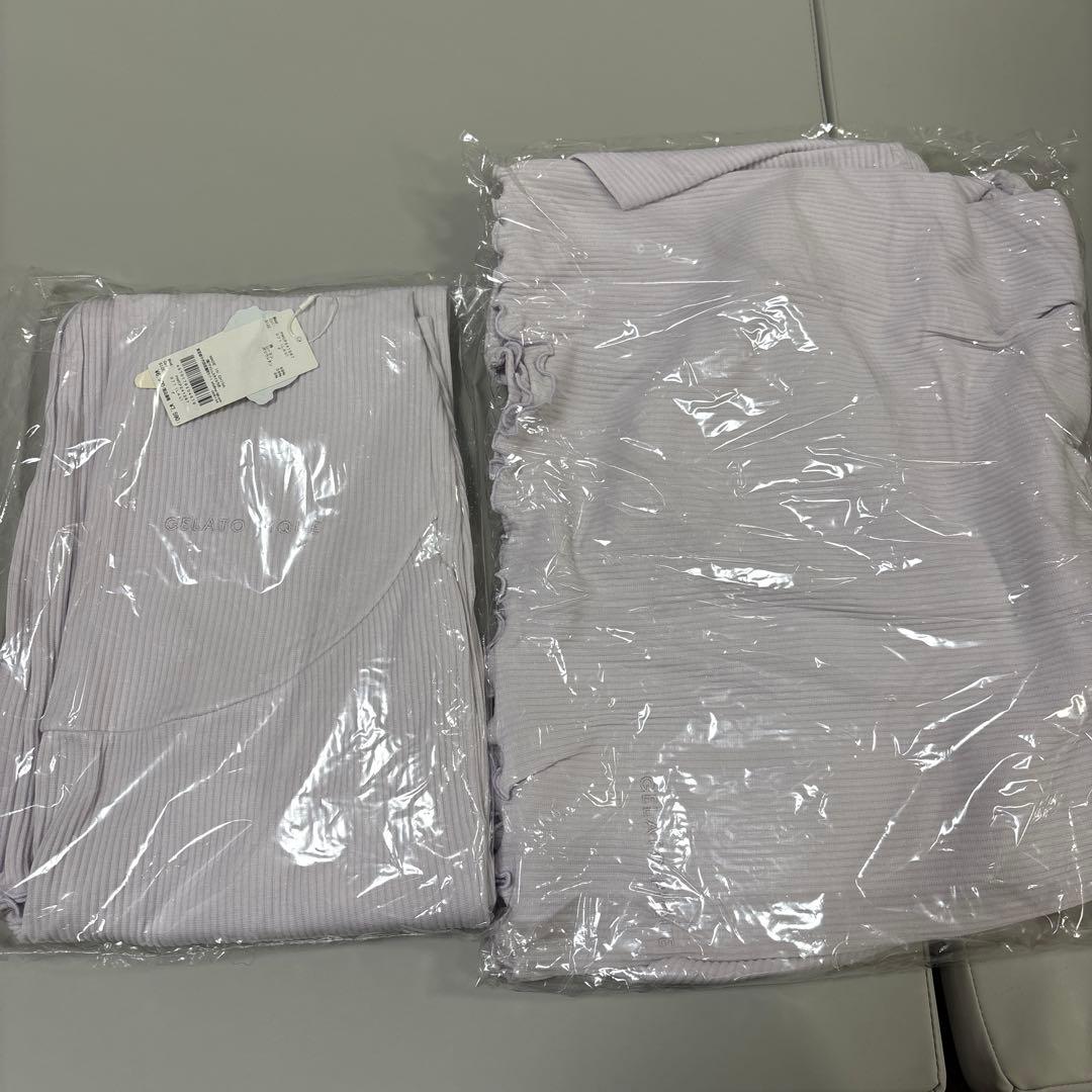 gelato pique グレー マタニティパジャマ セット