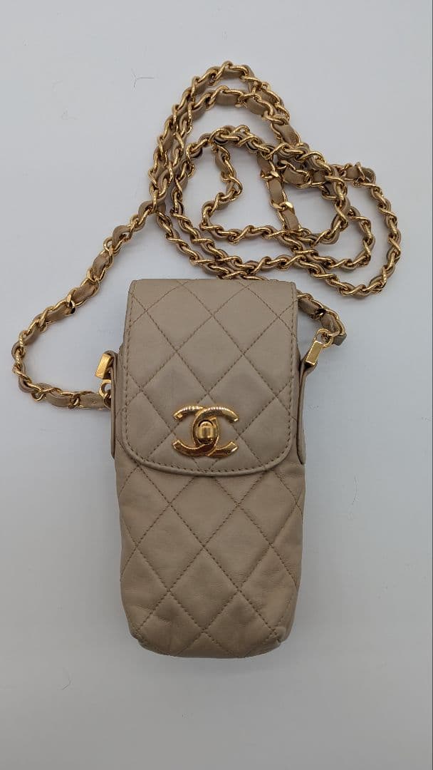 CHANEL マトラッセチェーンショルダーバッグ