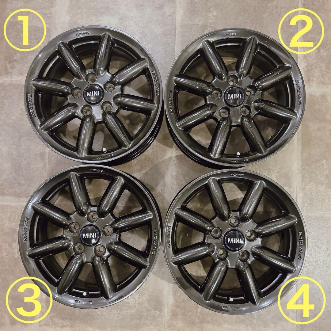 【MINI ミニクーパー】純正ホイール ブラック 4本セット 16インチ