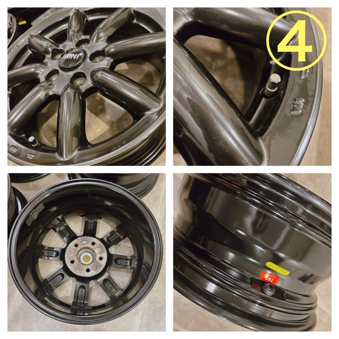 【MINI ミニクーパー】純正ホイール ブラック 4本セット 16インチ