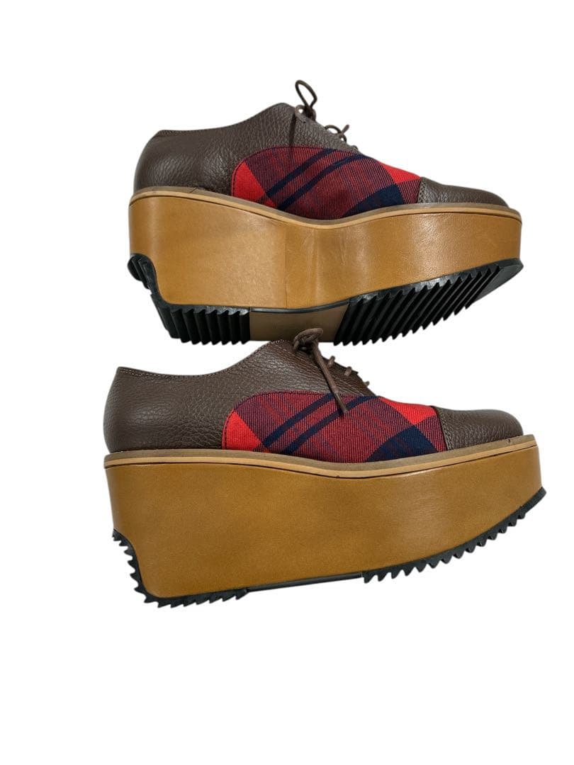 レア　Vivienne Westwood ロッキンホース　 チェック シューズ