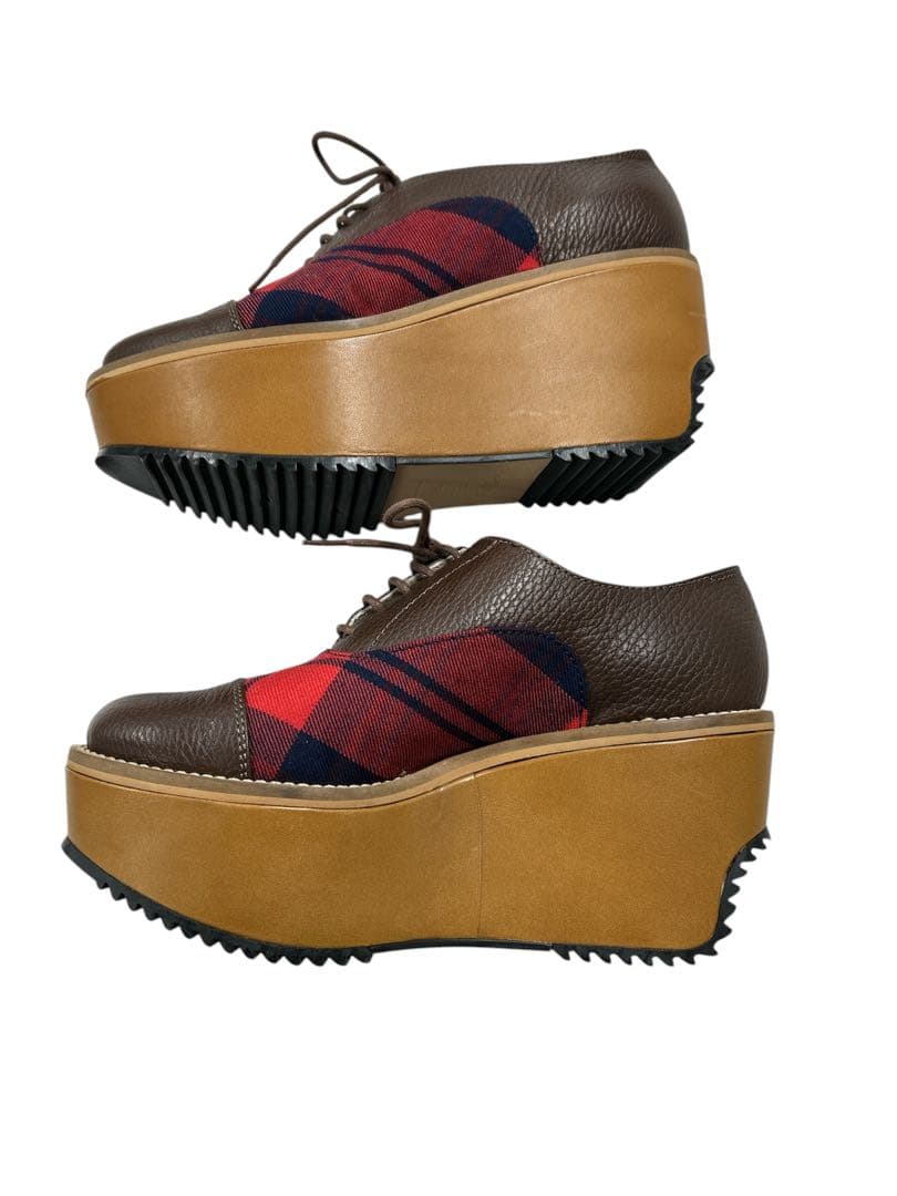 レア　Vivienne Westwood ロッキンホース　 チェック シューズ