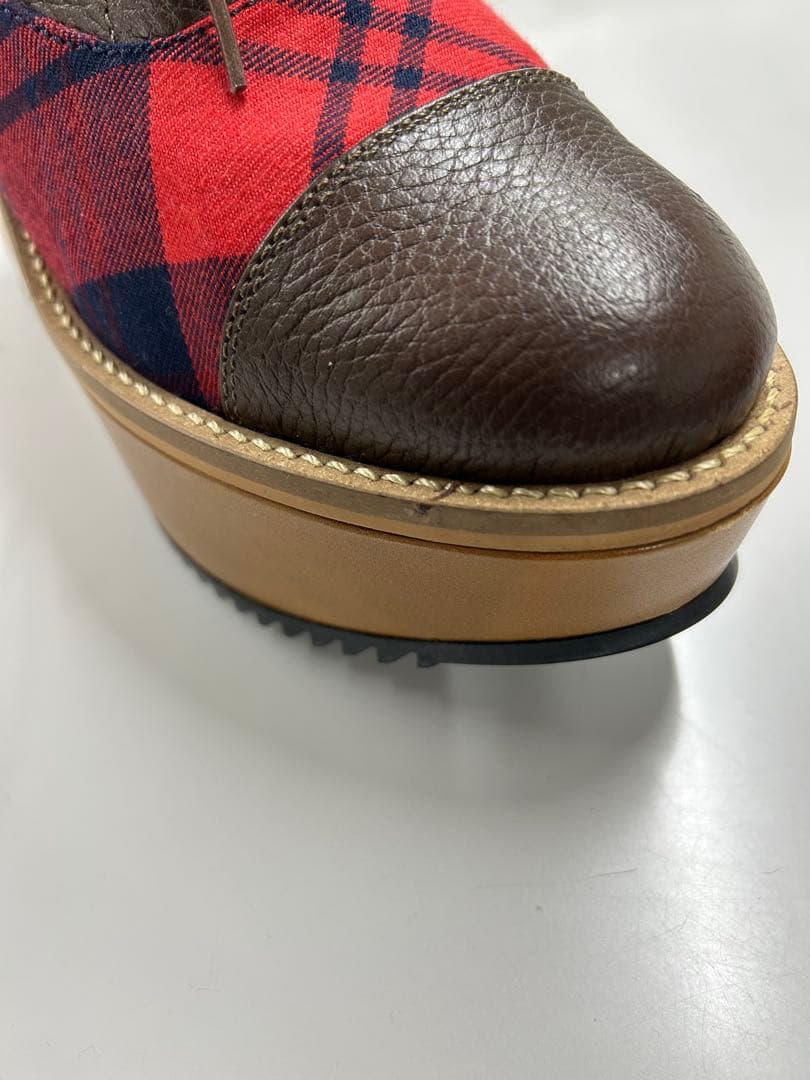 レア　Vivienne Westwood ロッキンホース　 チェック シューズ