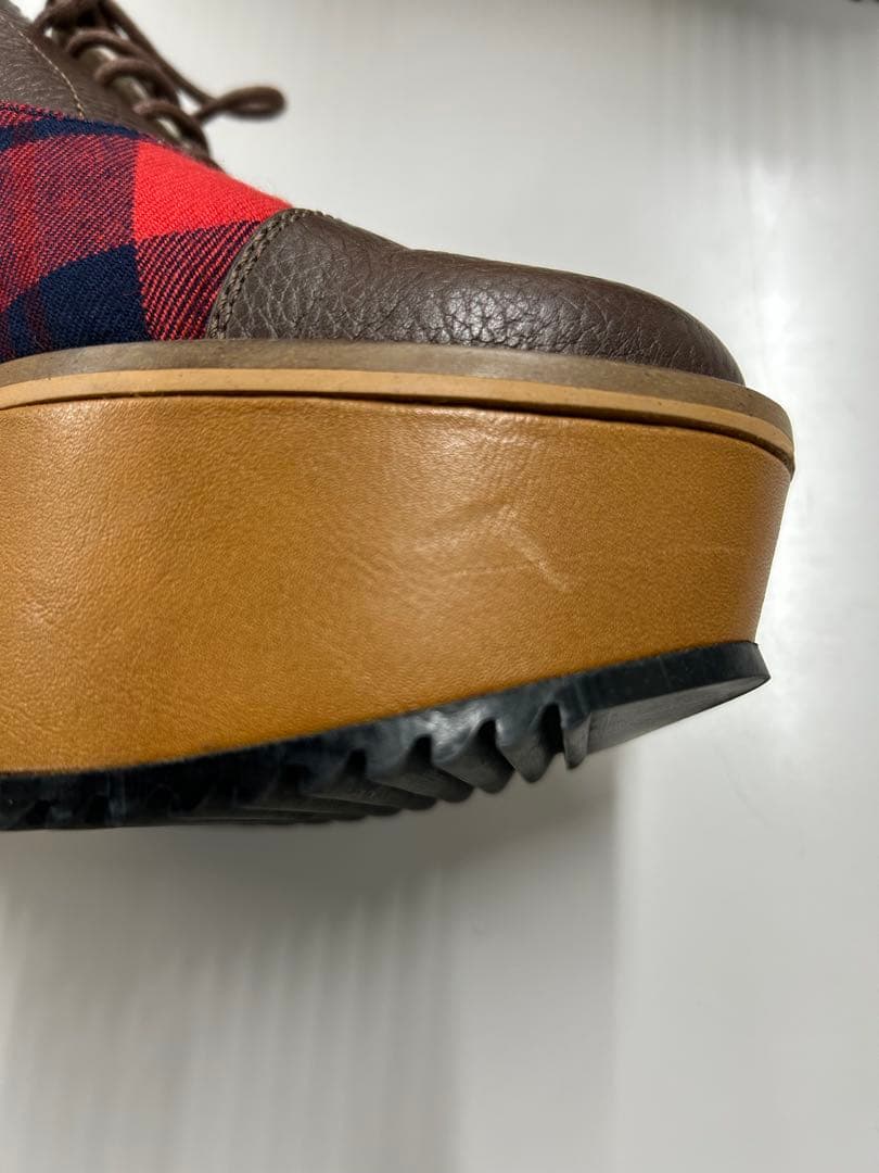 レア　Vivienne Westwood ロッキンホース　 チェック シューズ