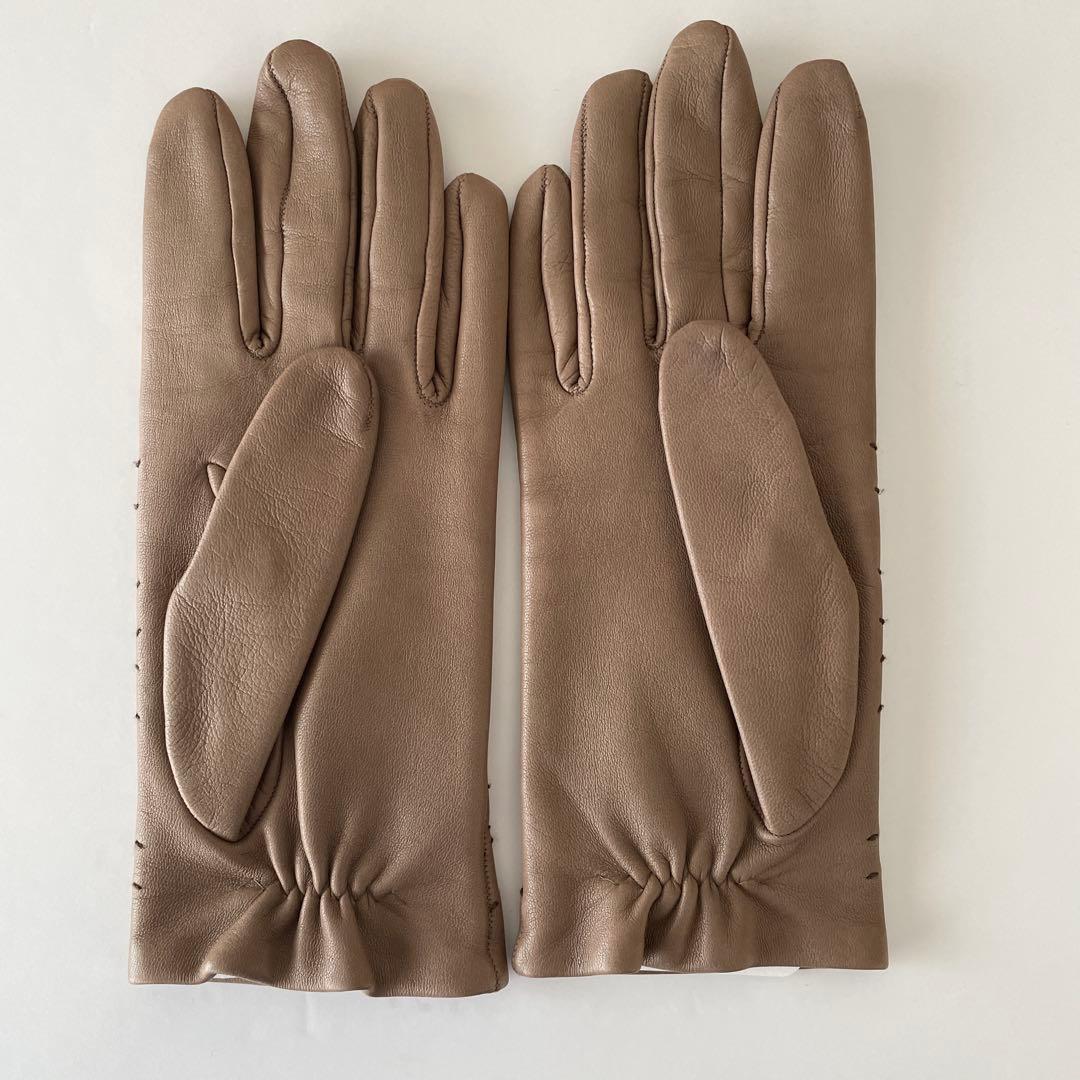 エルメス グローブ エトゥープ 6.5