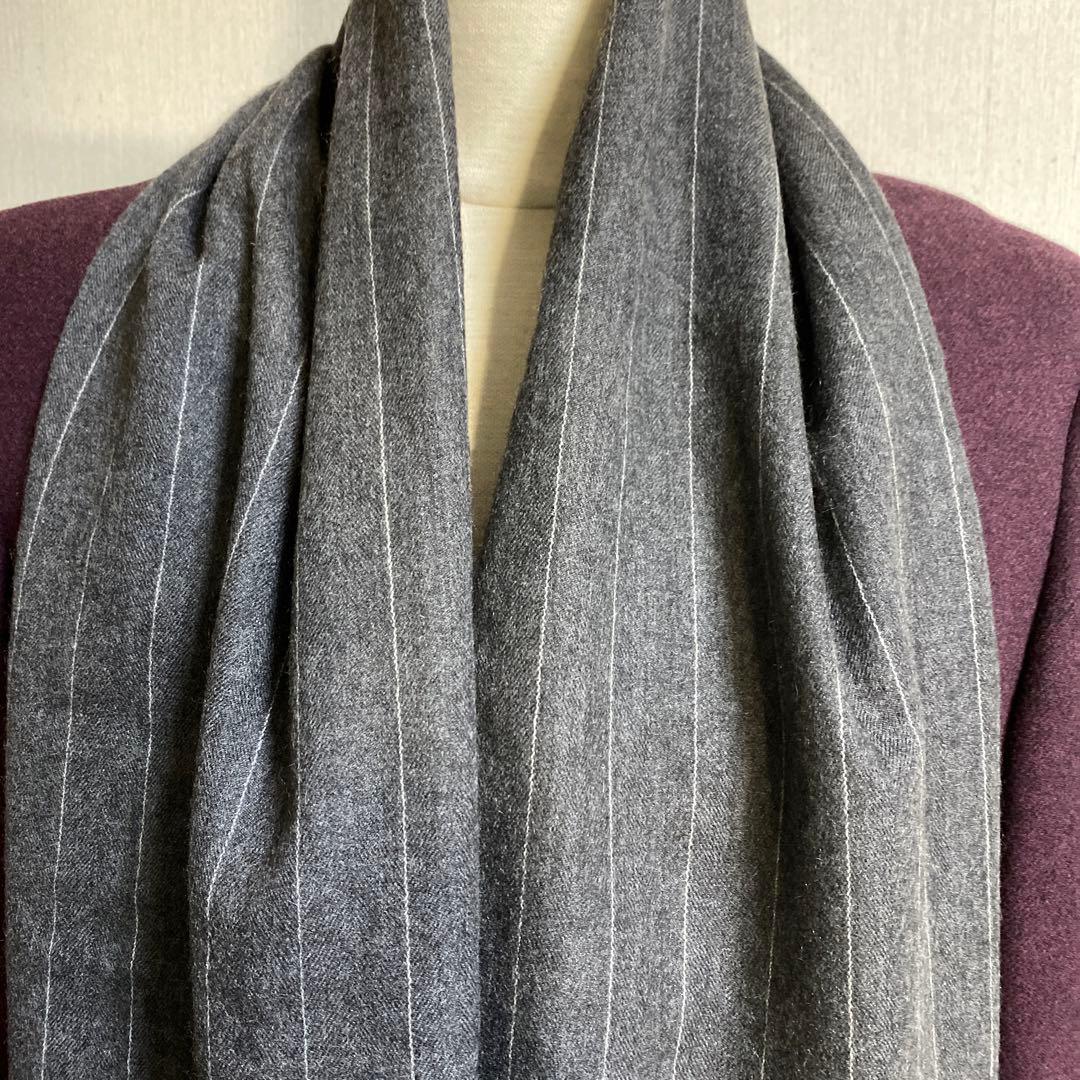 PRADA. カシミヤ100%正規品075made in Italy新品マフラー