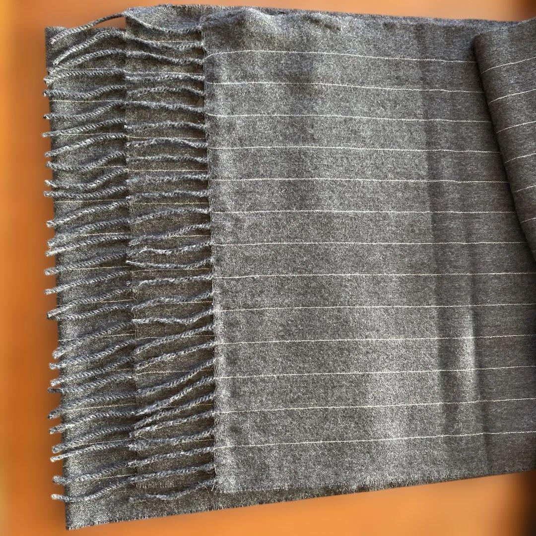 PRADA. カシミヤ100%正規品075made in Italy新品マフラー