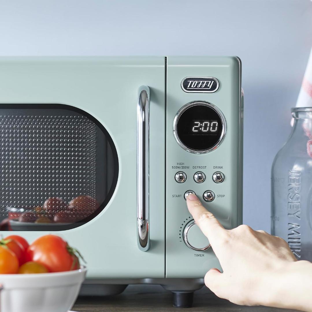 【Toffy/トフィー】 電子レンジ K-DR3 コンパクト 16L フラット