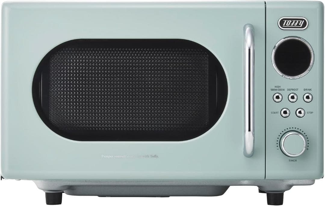 【Toffy/トフィー】 電子レンジ K-DR3 コンパクト 16L フラット