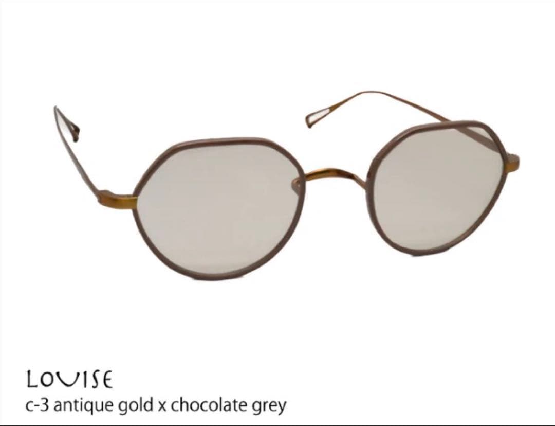 NEW. / LOUISE サングラス C-3 antique gold