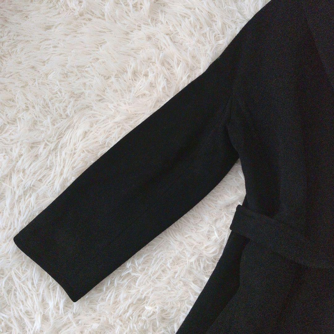 マックスマーラꕤヴァージンウール ベルト付 ロングコート 女優襟 ショールカラー