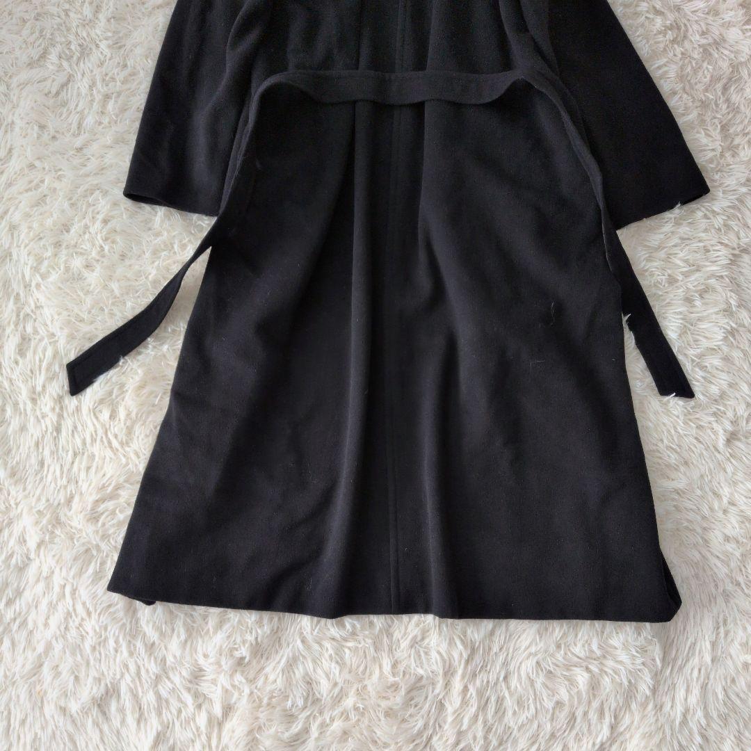 マックスマーラꕤヴァージンウール ベルト付 ロングコート 女優襟 ショールカラー