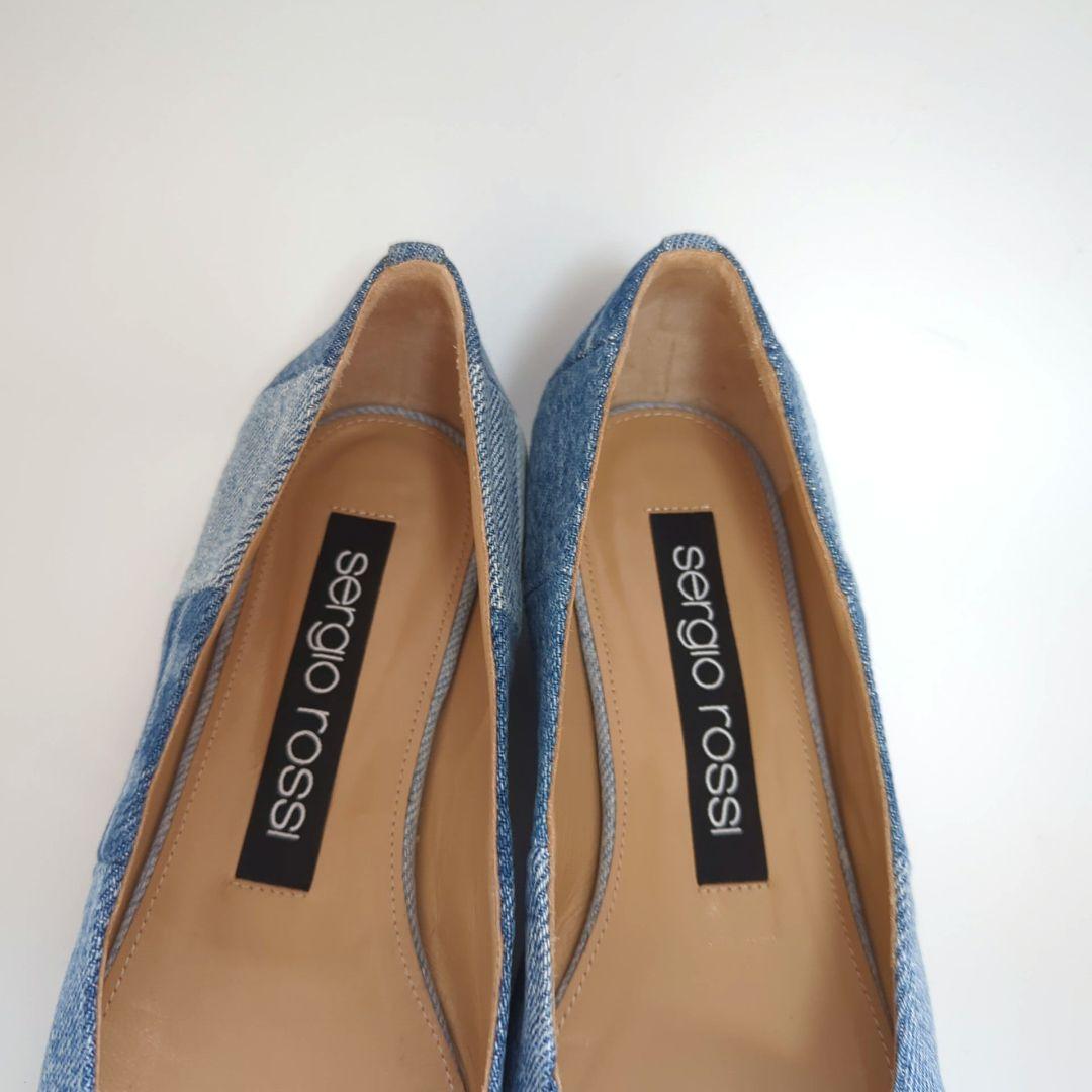 未使用級✨sr1 Sergio Rossi バレリーナ フラットシューズ 限定品
