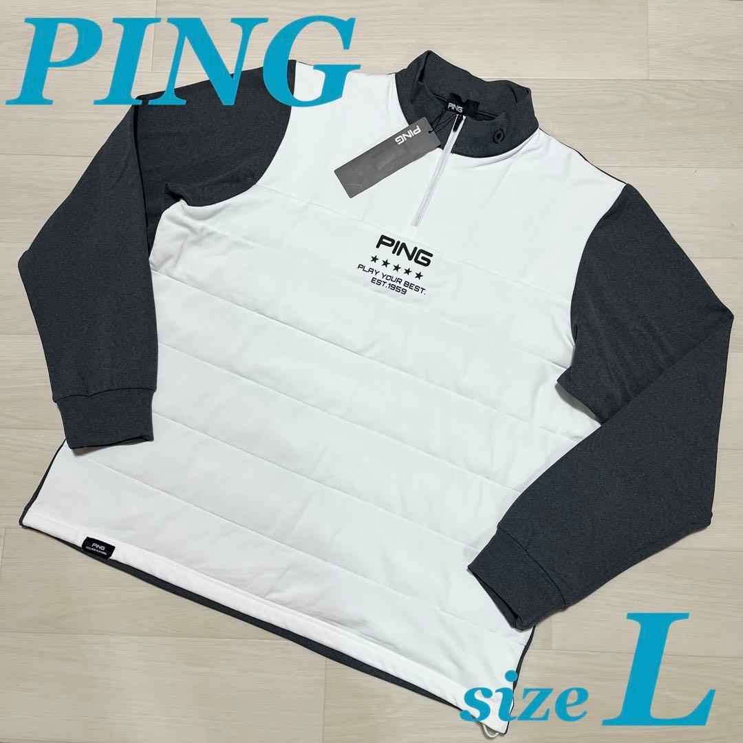 ピン PING 中綿 ハイネック エアーフレイク ゴルフ シャツ 冬
