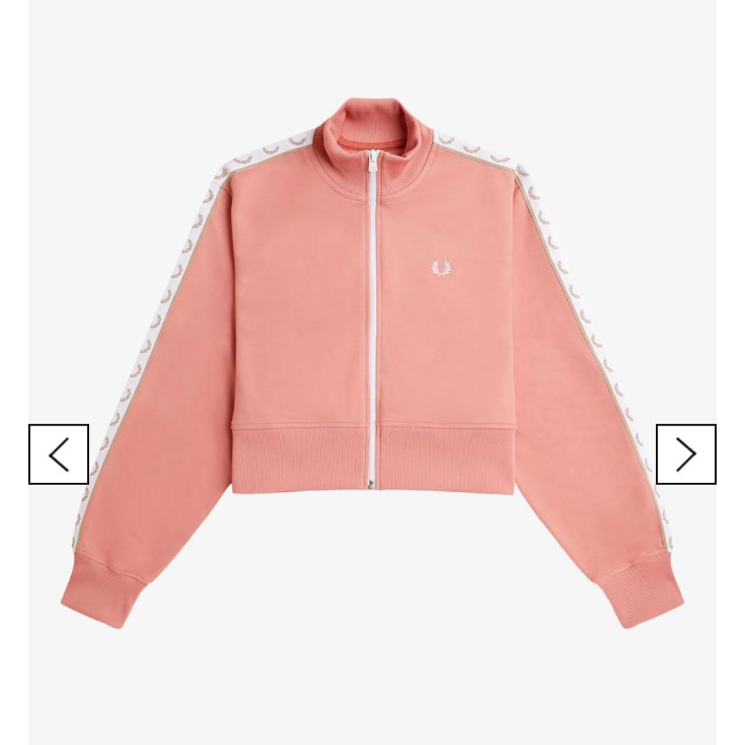 FRED PERRY クロップド ピンク ジャージ