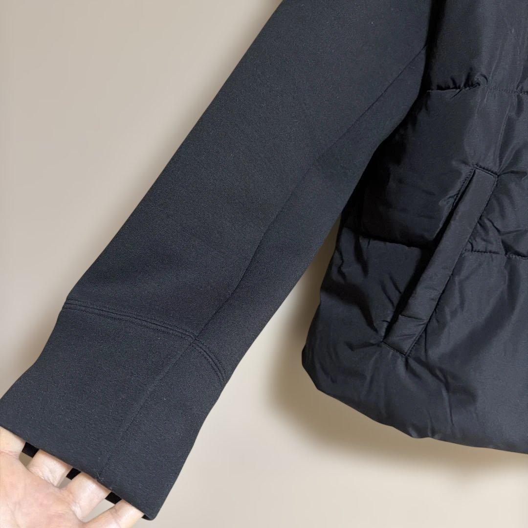 ヤマダヤ　異素材カジュアルコート　ブラック　M