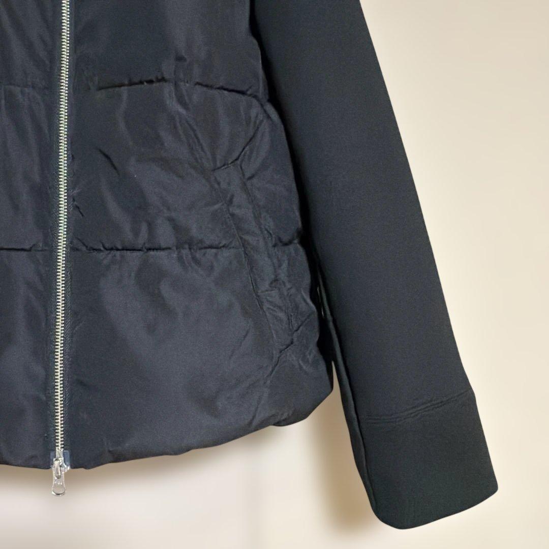 ヤマダヤ　異素材カジュアルコート　ブラック　M