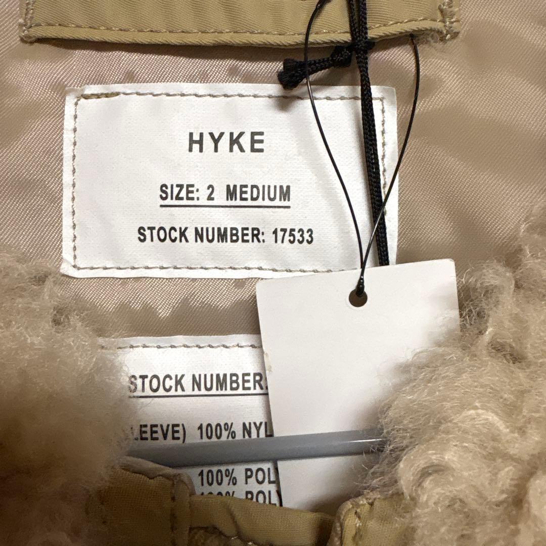 ハイクHYKE FAUX SHEARLING TYPE MA1 サイズ2新品