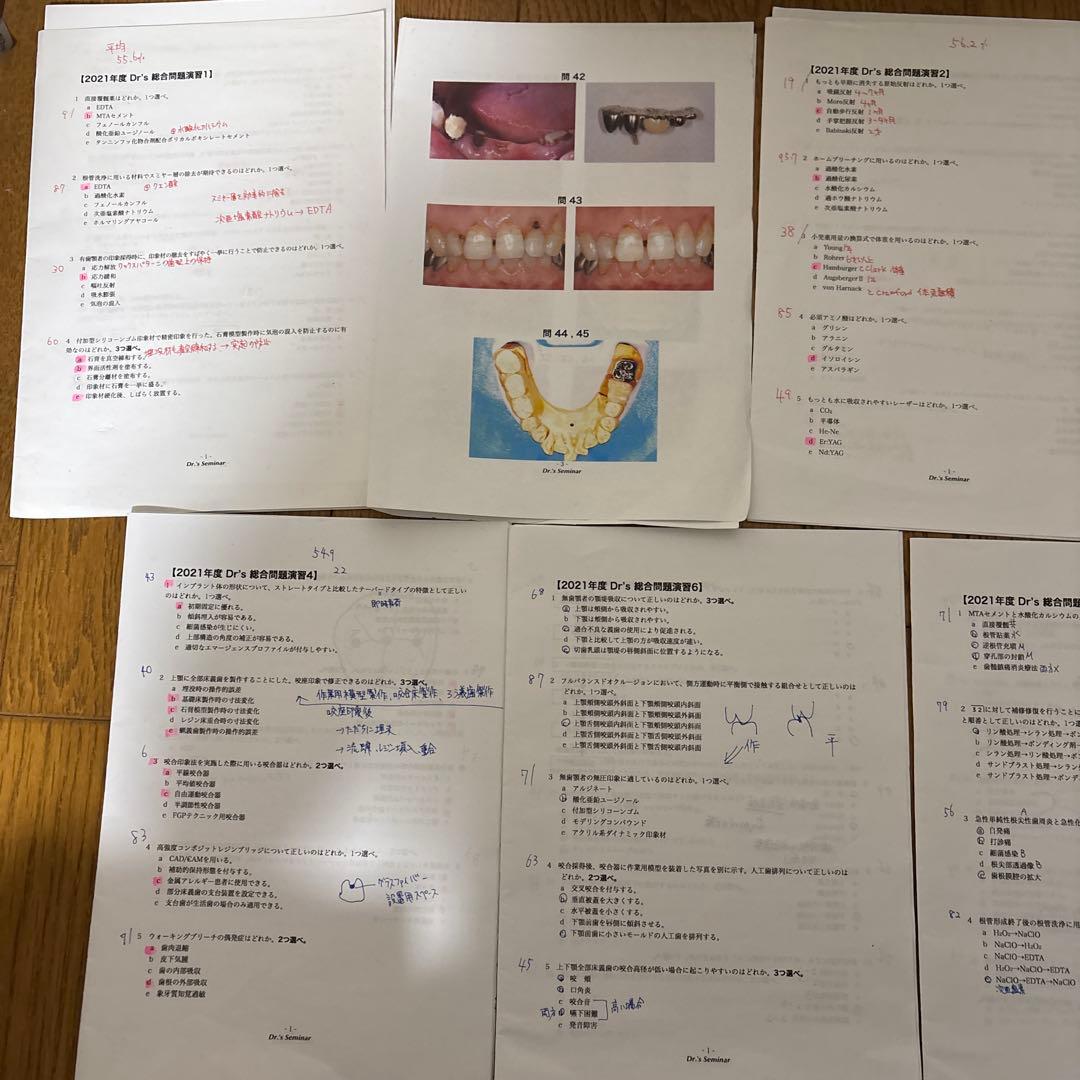 歯科医師国家試験　ドクターズセミナー講義資料