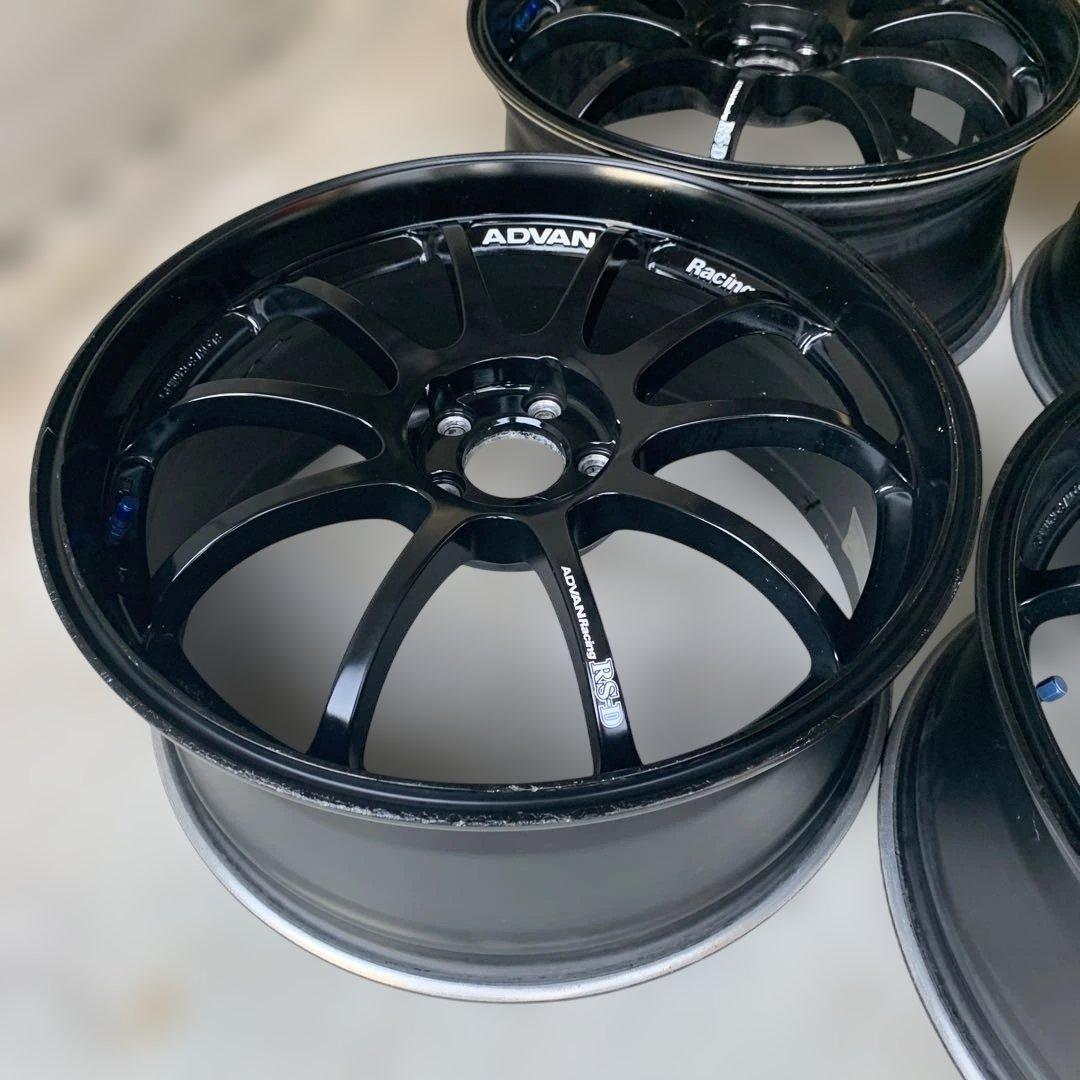 ヨコハマアドバンレーシング　RS-D 19インチアルミホイール4本セット　中古品
