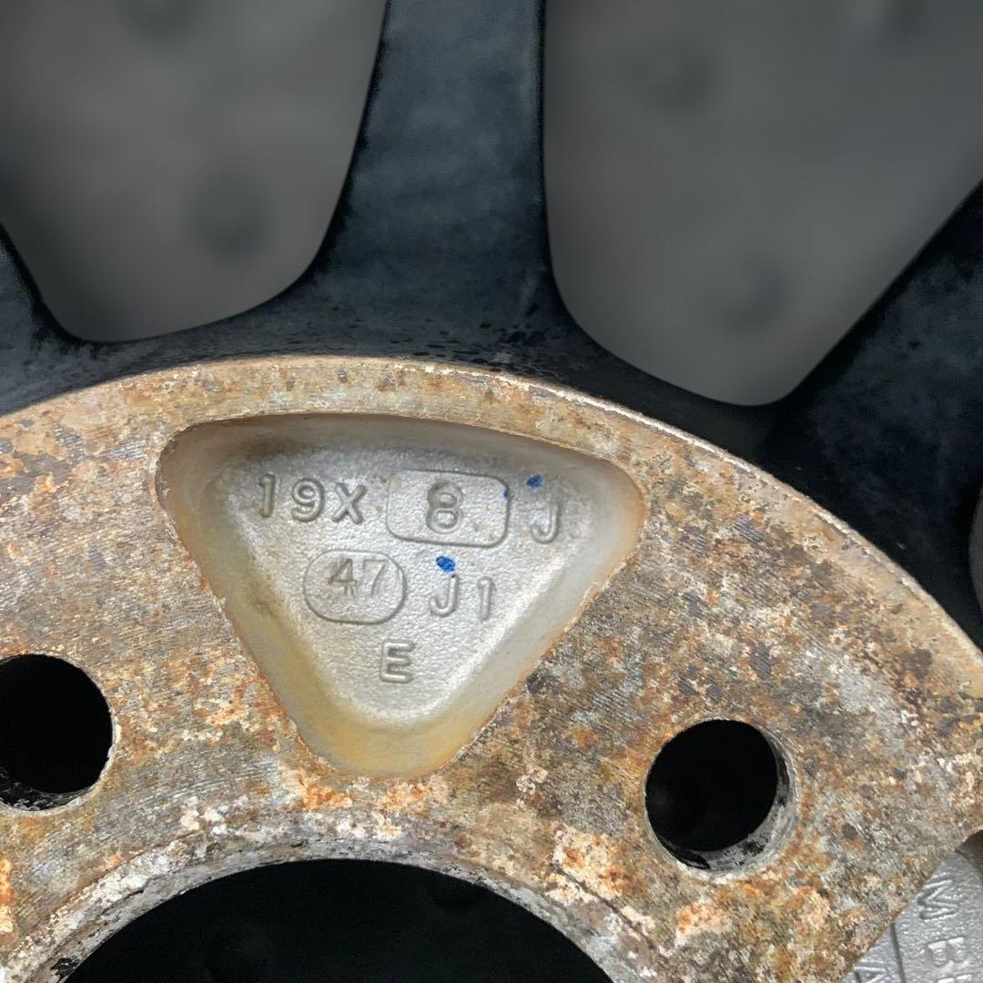 ヨコハマアドバンレーシング　RS-D 19インチアルミホイール4本セット　中古品