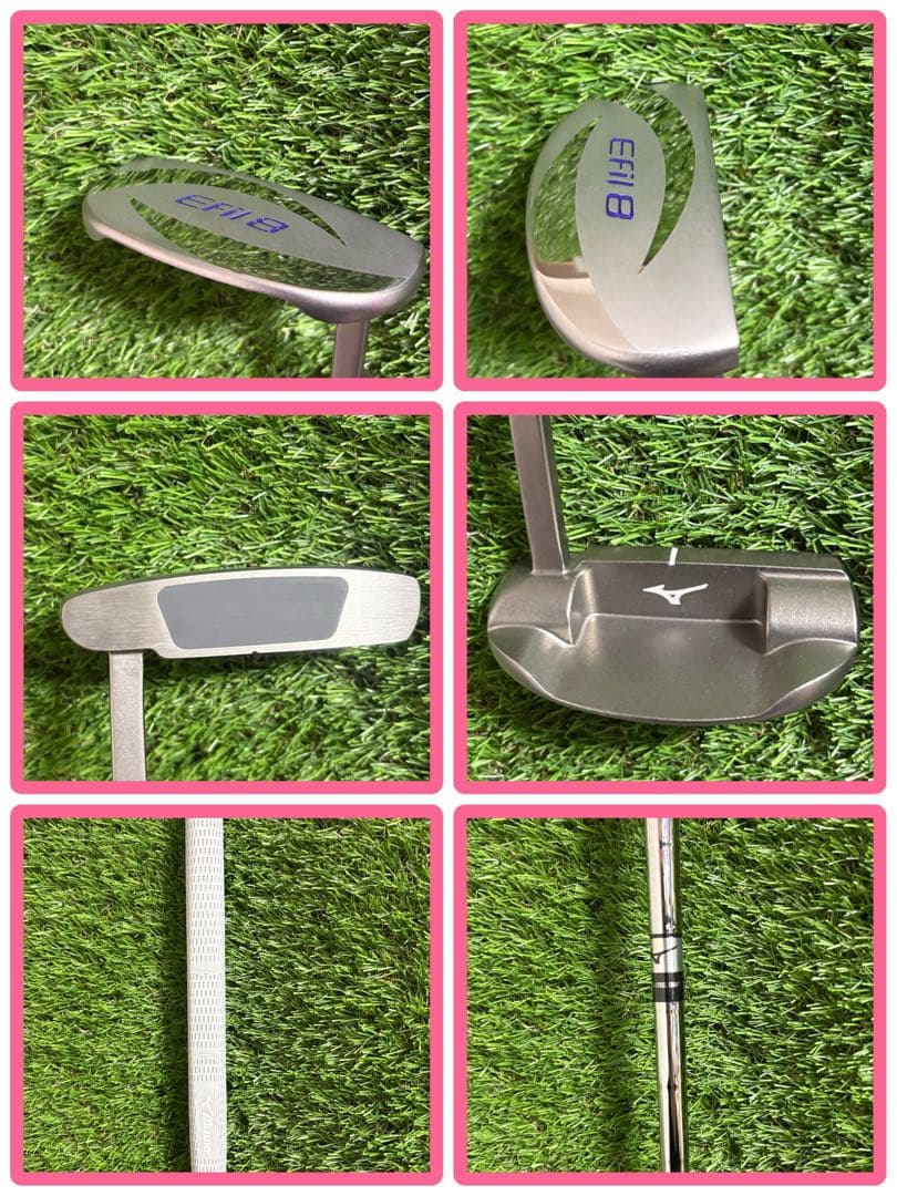 レディース美品！現行ミズノEFIL8エフィル8クラブセット8本新品バッグ付