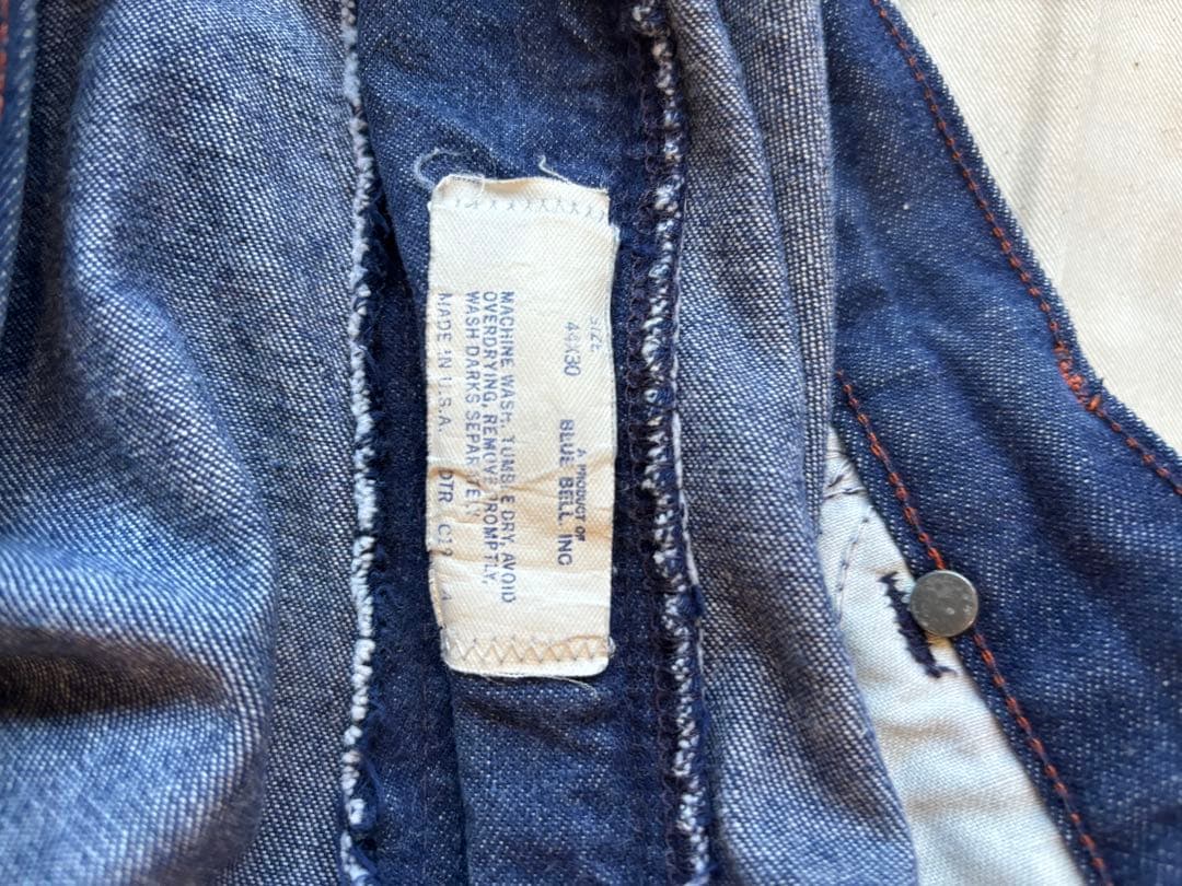 ブルーベル 70'濃紺ペインターパンツ ヴィンテージ