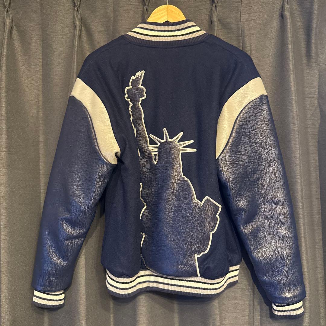 NYCロゴ スタジャン ネイビー