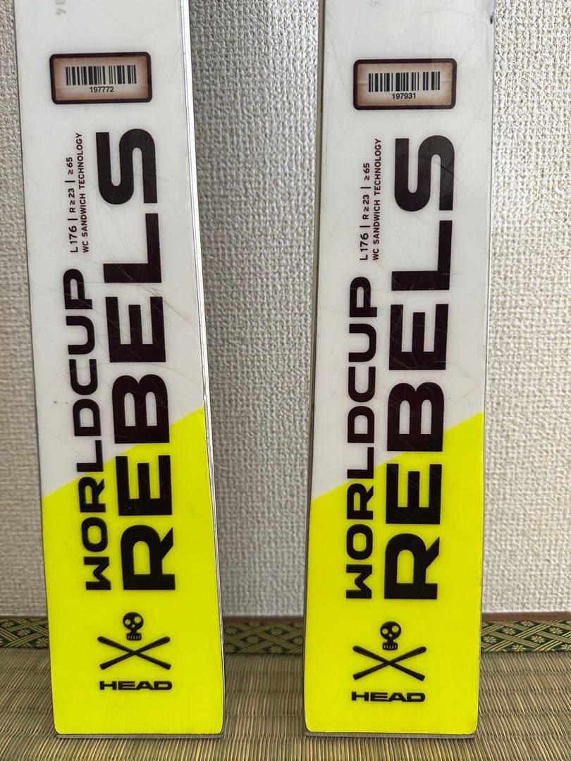 HEAD WORLDCUP REBELS LT 176cm ビンディング付