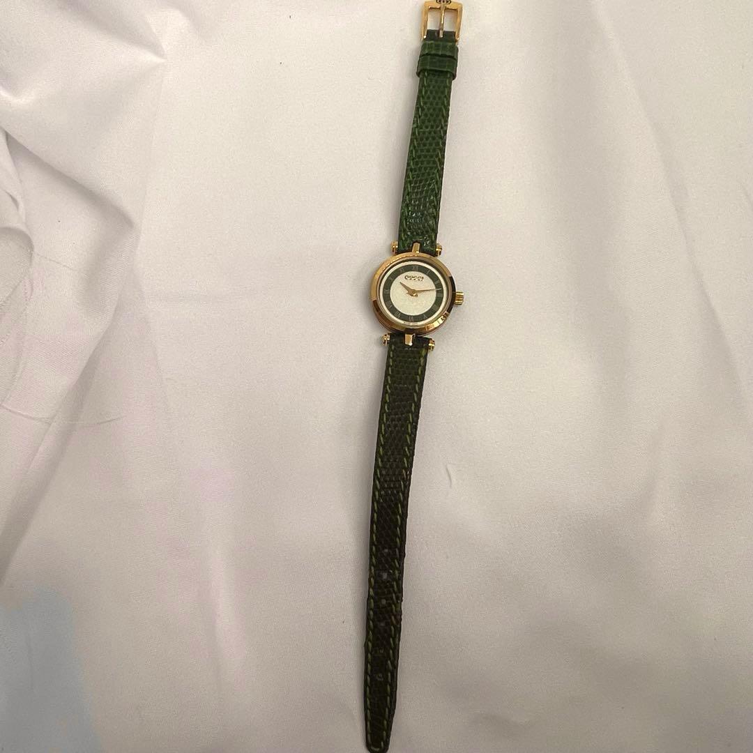 GUCCI グッチ シェリーライン ラメ文字盤 箱 保証書付き 稼働 美品