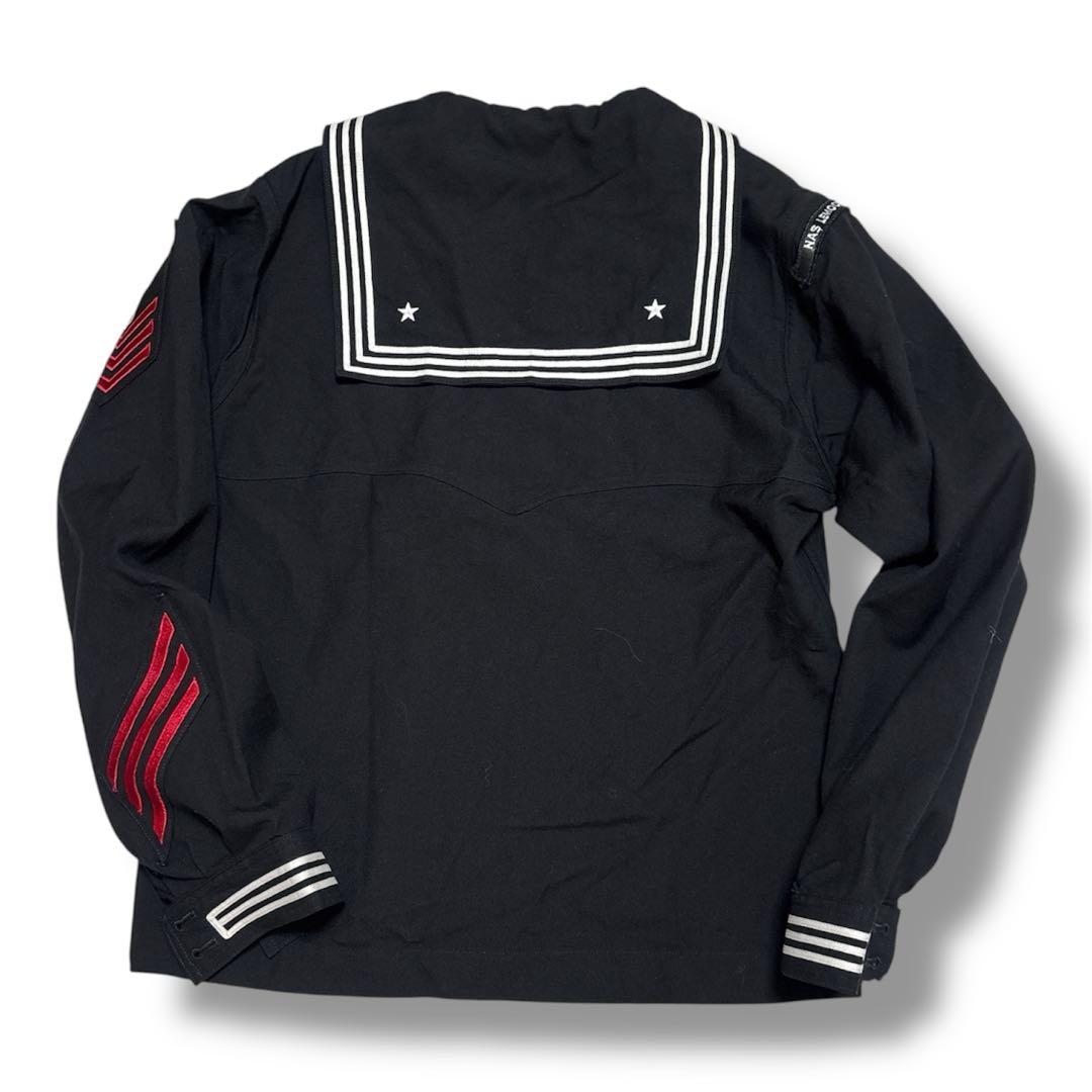 US NAVY セーラー服 46L ウール 90s 1等兵曹 12年勤続 レア