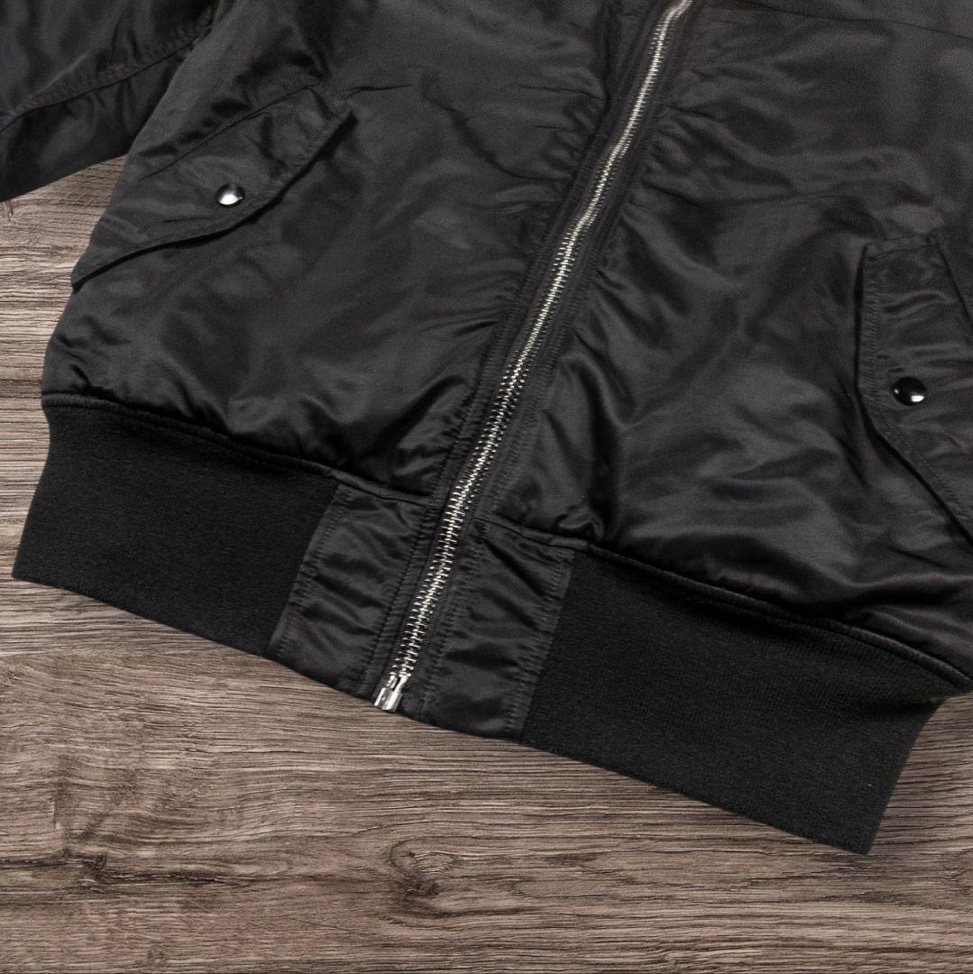 ✸ALPHA✸ma1✸ブラック✸Lサイズ✸リバーシブル✸ボンバージャケット