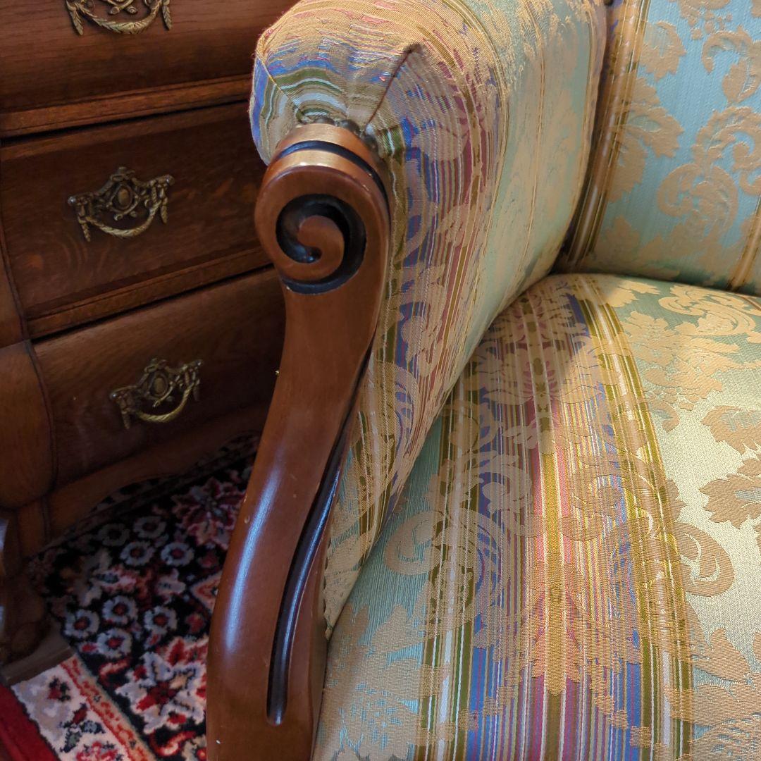 む*こ様 中世の貴族を思わせる素敵な『ハイ＆アームチェア』イタリア製