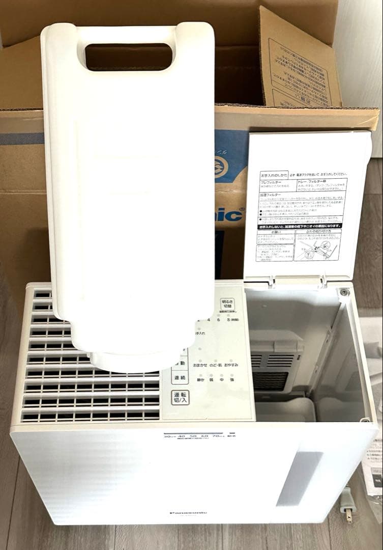 値下げ【新品】Panasonic FE-KFU07-W ヒーターレス気化式加湿機