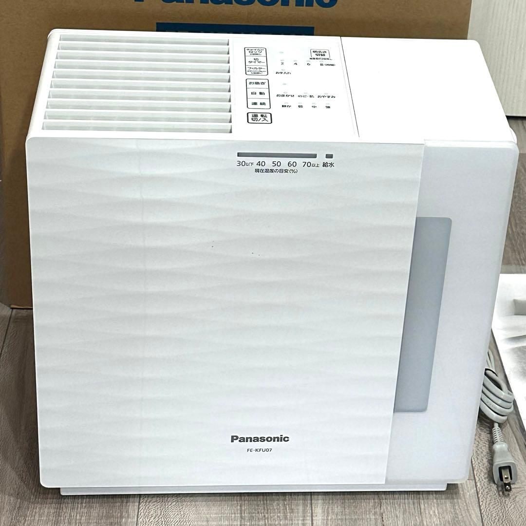 値下げ【新品】Panasonic FE-KFU07-W ヒーターレス気化式加湿機