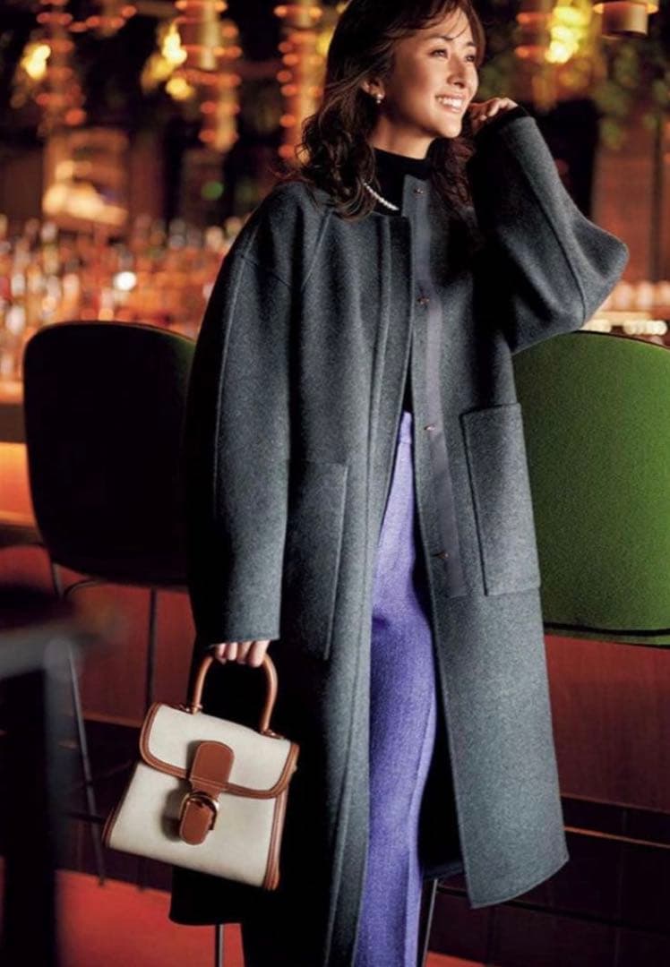 ⭐️2/5最終⭐️未使用Drawerリバーシブルノーカラーコート定価198,000円