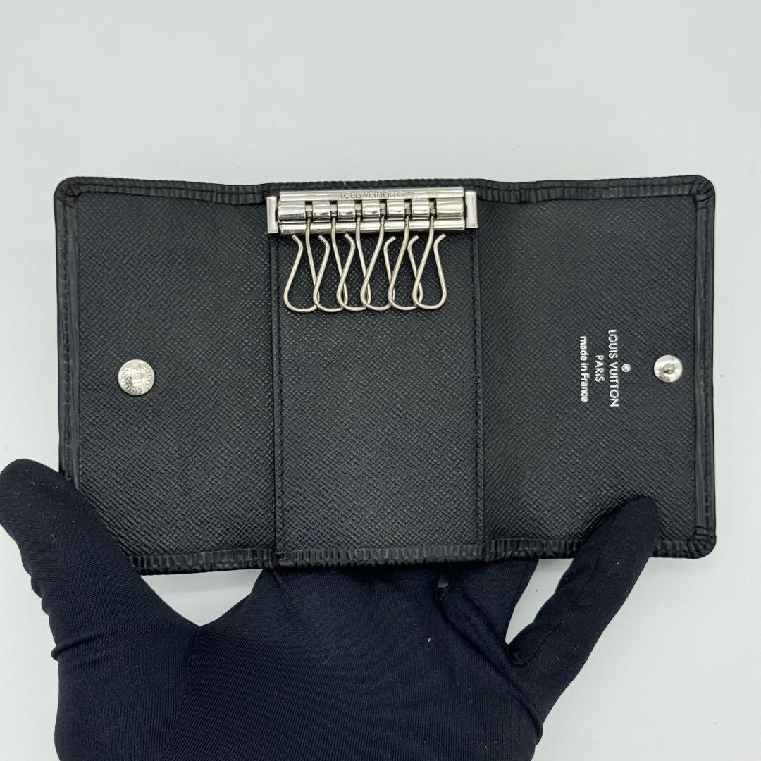 ✨美品✨ ヴィトン エピ ミュルティクレ6 6連 キーケース 黒 ブラック