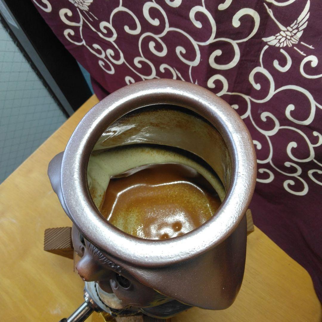 ⇩値下げしました！☆信楽焼たぬきの焼酎サーバー（福の刻印)