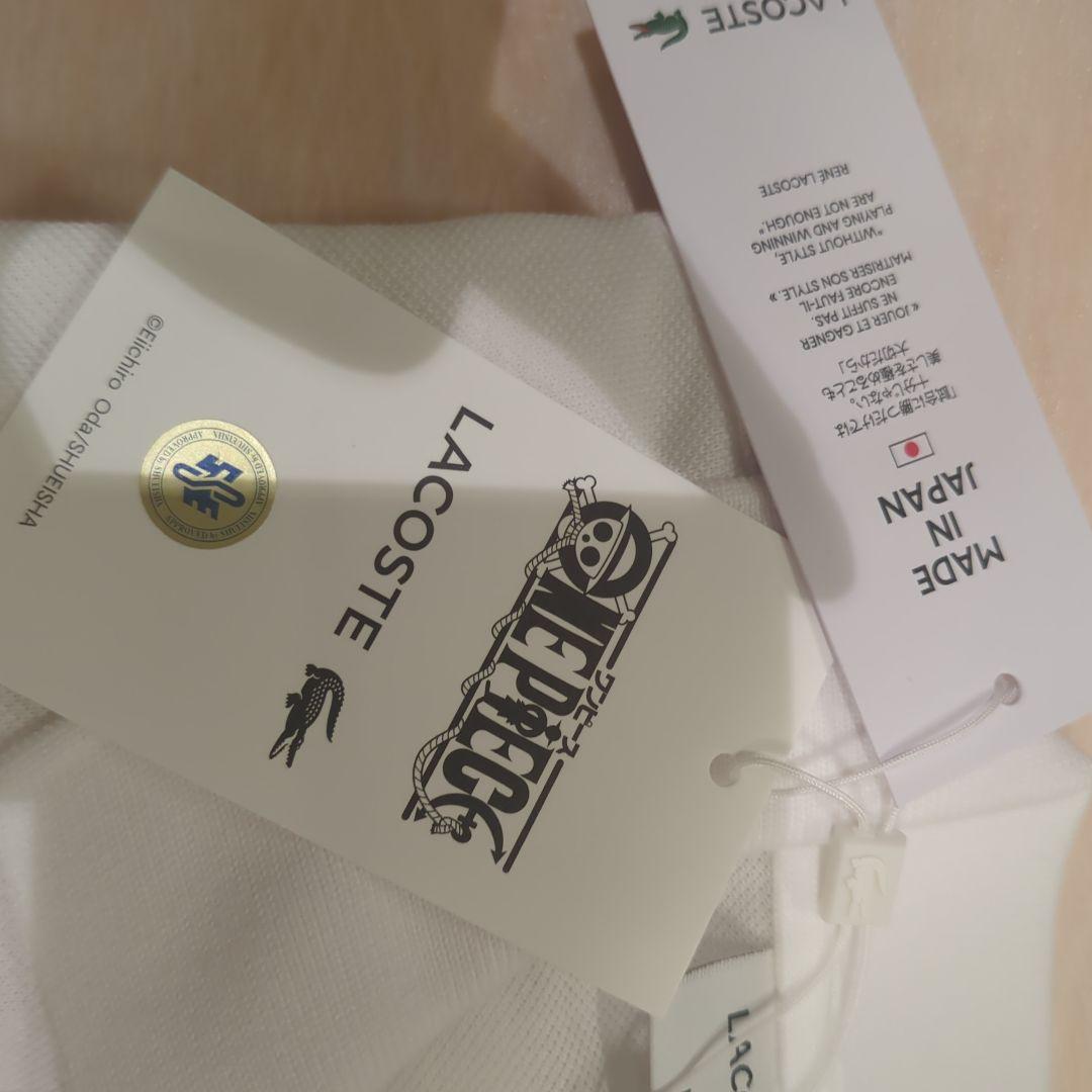 新品Lacoste ONE PIECE ワニロゴ刺繍ポロシャツＳサイズ