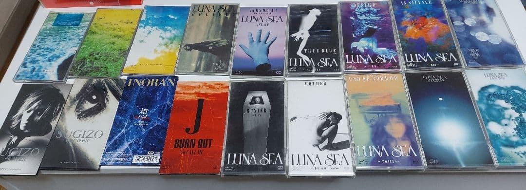 LUNA SEA　関連 CD(アルバム8種、シングル2１種) セット