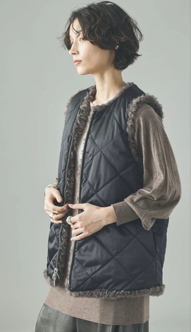 カレンソロジー　リバーキルトファーベスト