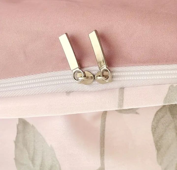 新品★優雅な薔薇フロックス柄綿100%シングル掛け布団カバーと枕カバー3点セット