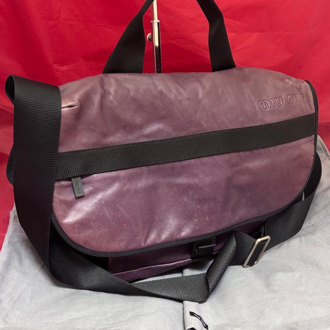 希少❗️miumiu☆アーカイブ！メッセンジャーバッグ・ショルダーバッグ2way！