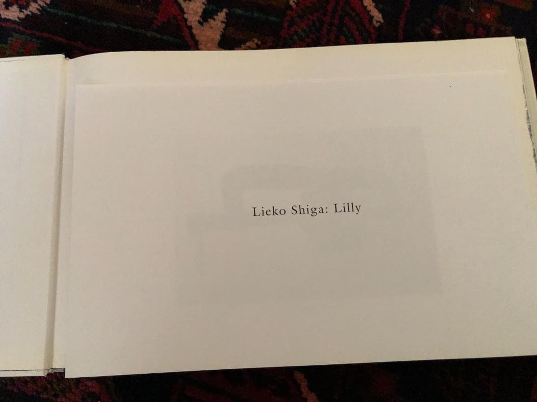 志賀理江子 写真集 Lilly
